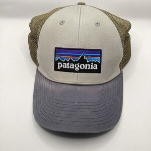 Patagonia Hat Cap Snap Back Mesh Trucker Patch Outdoors Mens Embroidered